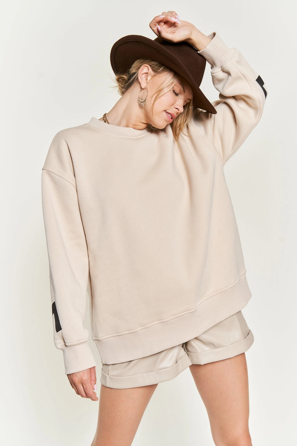 OVERSIZED BE YOURSELF SWEATSHIRT